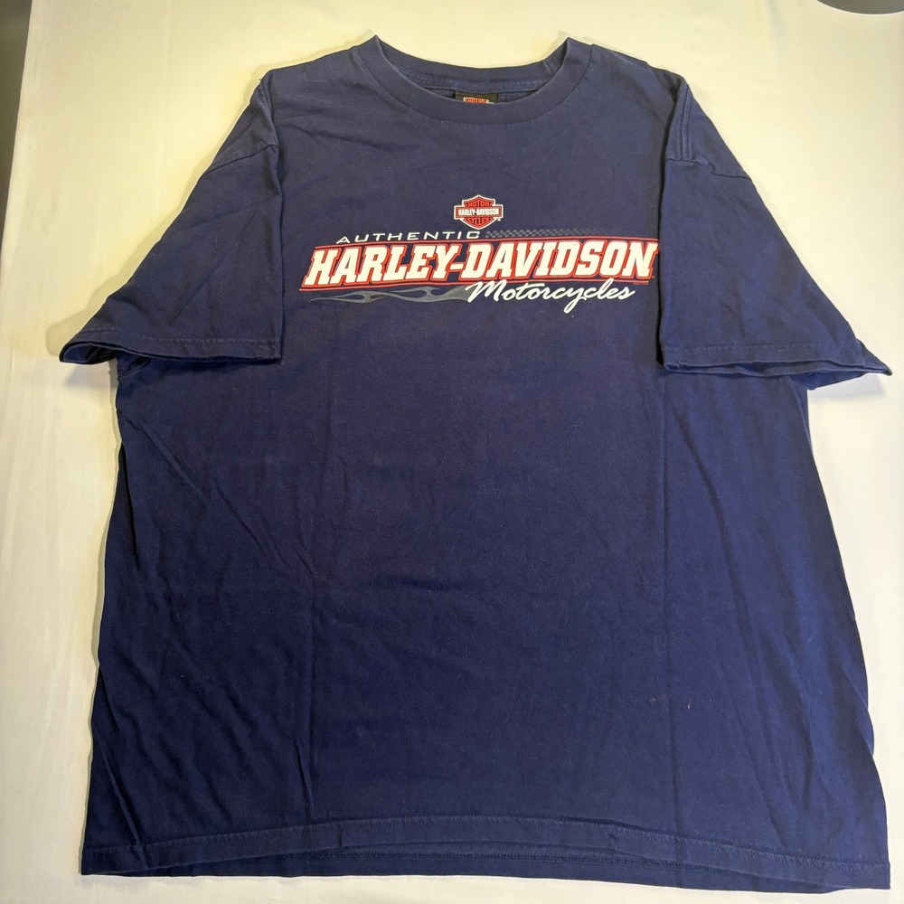 Harley-Davidson Four Rivers Paducah KY Frog Banjo Graphic T-Shirt Navy 2XL 2011